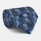 Denim Neck Tie Krawatte (Gerollt)