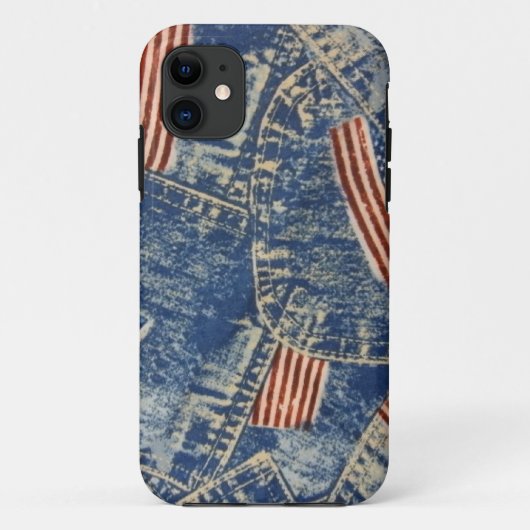 Denim & Old Glory Case-Mate iPhone Hülle (Rückseite)