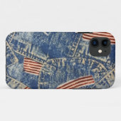Denim & Old Glory Case-Mate iPhone Hülle (Rückseite (Horizontal))