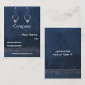 denim overs Business Cards Visitenkarte (Vorne/Hinten)