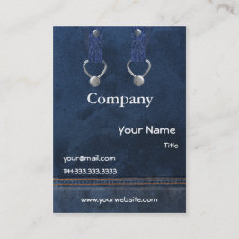 denim overs Business Cards Visitenkarte