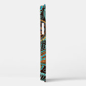 Denim Paisley: Nahtlose Jeans Texturmuster Case-Mate iPhone Hülle (Rückseite / Rechts)