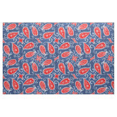 Denim-Paisley-niedliche rote weiße und blaue mit Stoff (Fat Quarter (45,7 x 55,9 cm))