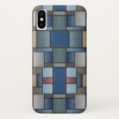 Denim Patchwork Case-Mate iPhone Hülle (Rückseite)
