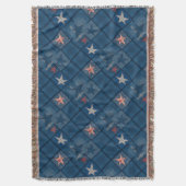 Denim Patchwork Decke (Vorderseite Vertikal)