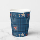 Denim-Patchwork-Gefälligkeitsbox Pappbecher (Rechts)