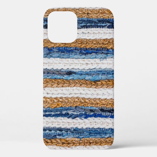 Denim Patchwork: gerecycelt Jeans Teppich. Case-Mate iPhone Hülle (Rückseite)