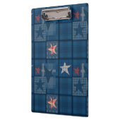 Denim Patchwork Klemmbrett (Links)