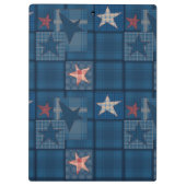 Denim Patchwork Klemmbrett (Rückseite)