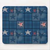 Denim Patchwork Mousepad (Vorne)