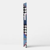 Denim Patchwork: Nahtloses Stoffmuster Case-Mate iPhone Hülle (Rückseite / Rechts)