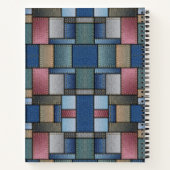 Denim Patchwork Notizblock (Rückseite)