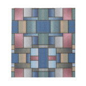Denim Patchwork Notizblock (Vorderseite)