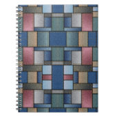 Denim Patchwork Notizblock (Vorderseite)