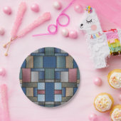 Denim Patchwork Pappteller (Party)