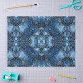 Denim Patchwork Pattern - Ava Seidenpapier (Basteln)