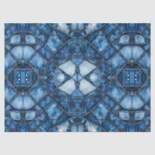 Denim Patchwork Pattern - Olivia Seidenpapier