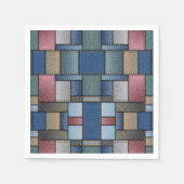 Denim Patchwork Serviette (Vorderseite)