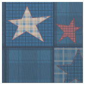 Denim Patchwork Stoff (Nahaufnahme)