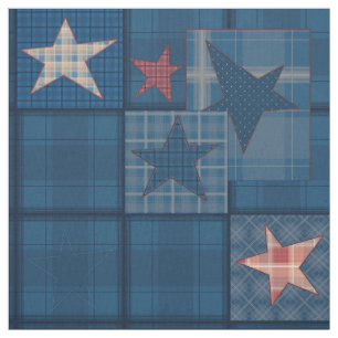 Denim Patchwork Stoff
