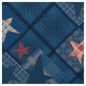 Denim Patchwork Stoff (Nahaufnahme)