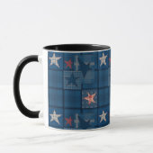 Denim Patchwork Tasse (Links)
