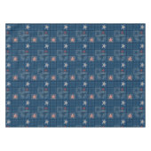 Denim Patchwork Tischdecke (Vorderseite (Horizontal))