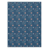 Denim Patchwork Tischdecke (Vorderseite)