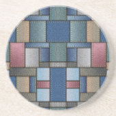 Denim Patchwork Untersetzer (Vorne)