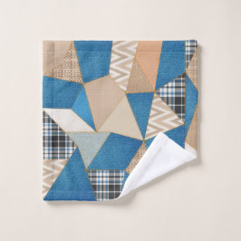 Denim Patchwork Waschlappen