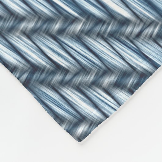 Denim Pattern Fleecedecke (Ecke)