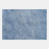 Denim Pattern Geschenkpapier Set (Vorderseite 3)
