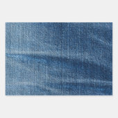 Denim Pattern Geschenkpapier Set (Vorderseite 2)