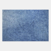 Denim Pattern Geschenkpapier Set (Vorderseite)