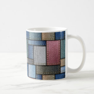 Denim Pattern Kaffeetasse