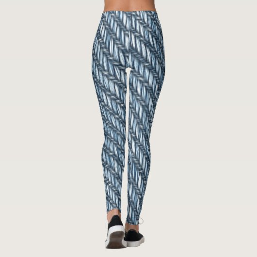 Denim Pattern Leggings (Rückseite)