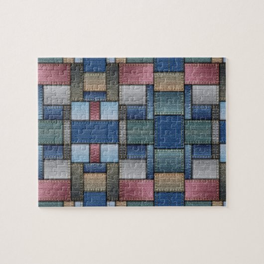 Denim Pattern Puzzle (Horizontal)