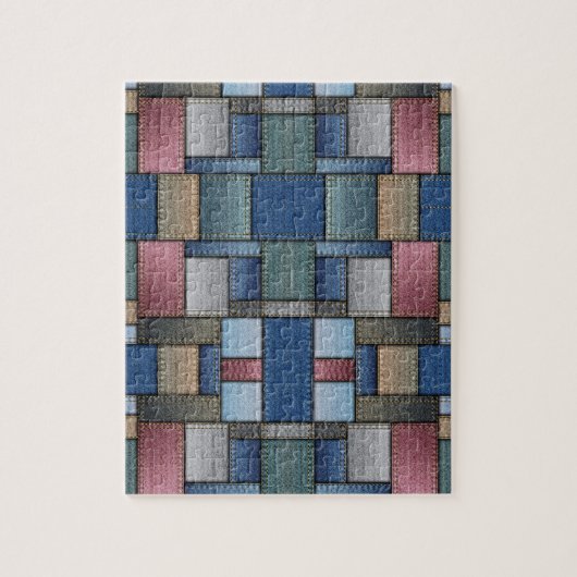 Denim Pattern Puzzle (Vertikal)