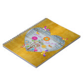 Denim Pocket Heart Blume Butterflies Notebook Notizblock (Linke Seite)