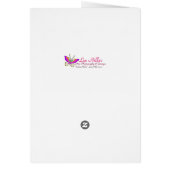 Denim Pocket Heart Blume Butterfly Card (Hinten)