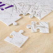 Denim Pocket Heart Blume Schmetterlinge Puzzle (Seite)