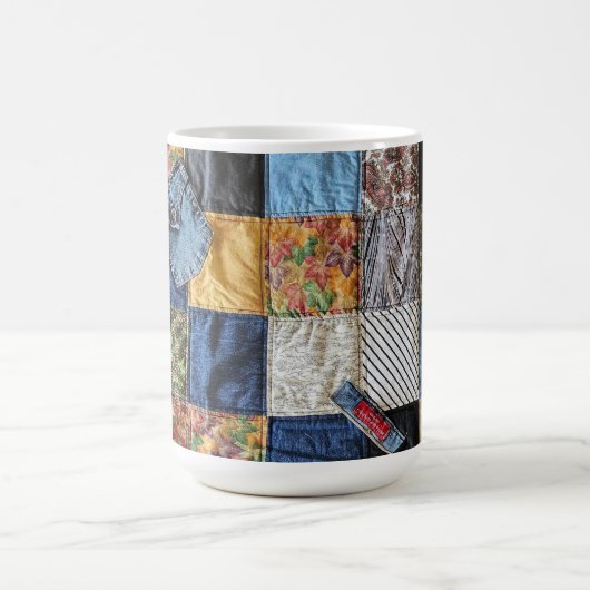 Denim Pocket Quilt Kaffeetasse (Mittel)