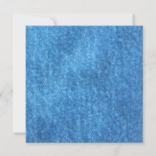 Denim Print Einladungen