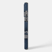 Denim & Rhinestones Chic iPhone Hülle (Linke Seite)