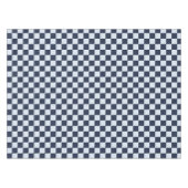 Denim rinse checkerboard pattern tischdecke (Vorderseite (Horizontal))