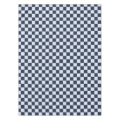 Denim rinse checkerboard pattern tischdecke (Vorderseite)