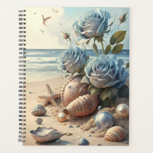 Denim Rose & Pearl Dotter Plannerdeckel Planer
