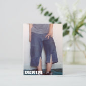 Denim Series 11 Culottes Postkarte (Stehend Vorderseite)
