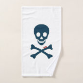 Denim Skull Badhandtuch Set (Handtuch)