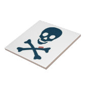 Denim Skull Fliese (Seite)